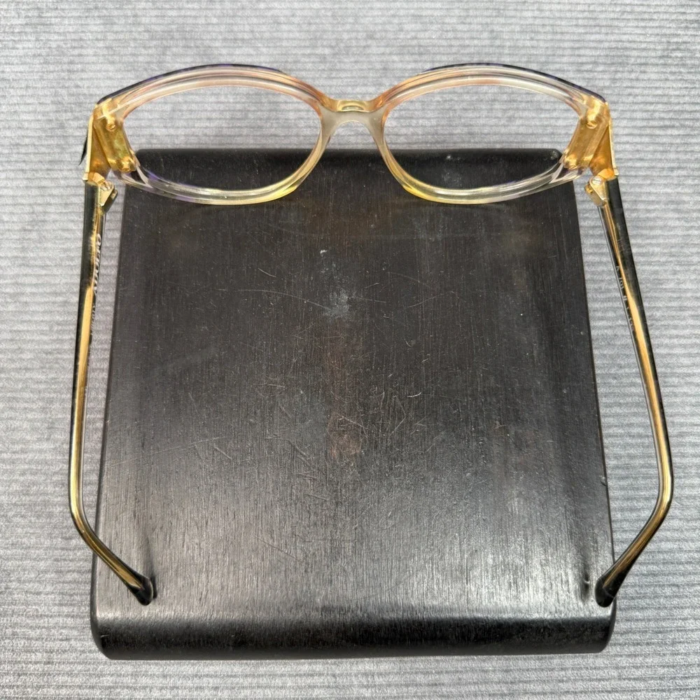 Adolfo Liberty Vintage Eyeglasses Frames Purple Marbled Gold Tone A-701 133
